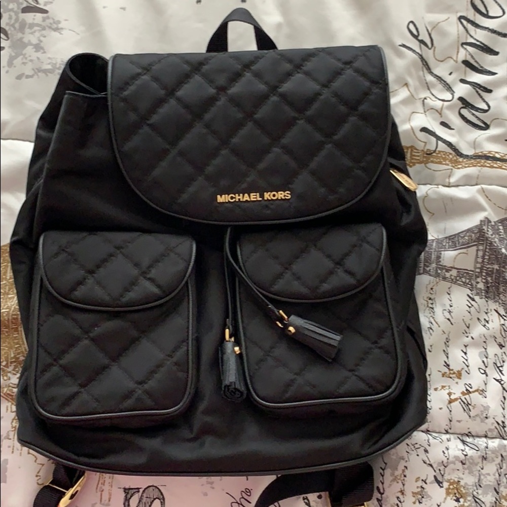 Black Michael Kor Backpack